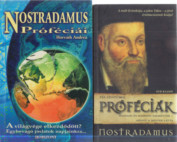 2 db. Nostradamus (Nostradamus próféciái + Próféciák)