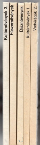 D. Nagy-Csapody, Járainé-Regéczy, Debreczy Zsolt-Bíró, Pócs-Bíró, Járainé-Bíró - 5 db Búvár zsebkönyv: Vadvirágok 2 +Kultúrnövények 1 +Kultúrnövények 3 +Dísznövények +Fűszernövények