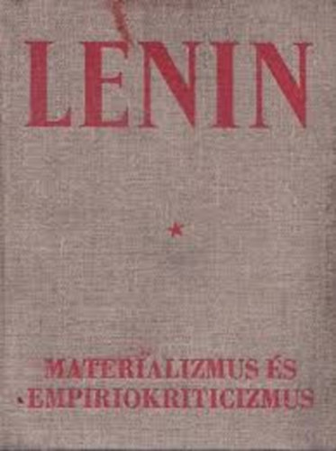 V. I. Lenin - Materializmus s empiriokriticizmus