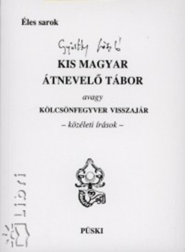 Gy�rffy L�szl� - Kis magyar �tnevel� t�bor