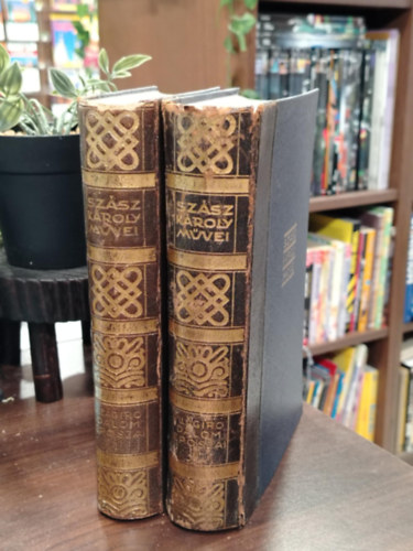 Sz�sz K�roly - A vil�girodalom nagy �poszai I-II. (Sz�sz K�roly m�vei) - kiad�i aranyozott f�lb�r k�t�s
