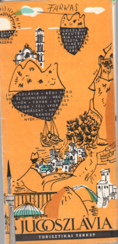 Jugoszlvia turisztikai trkp ( 1967 )