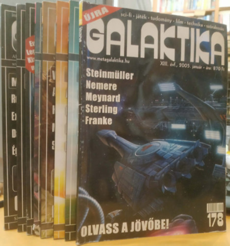 Burger Istv�n (f�szerk.) - 8 db Galaktika (Sz�rv�nysz�mok, lapsz�mok a term�klapon)