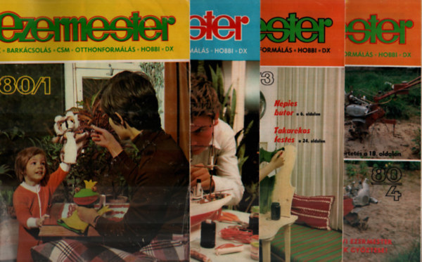 Szcs Jzsef szerk. - Ezermester 1980. vfolyam. 1-12. szm. (9. szm hinyzik)