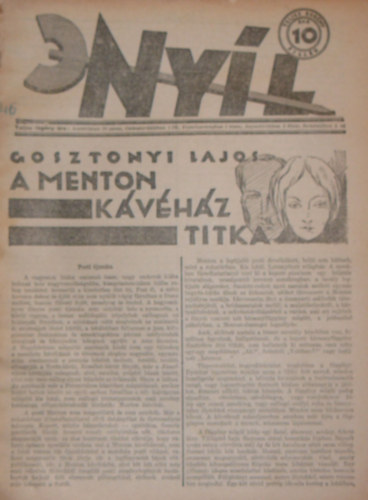 Dr. Sznt Andor (szerk.) - Nyl II. vfolyam 15. szm