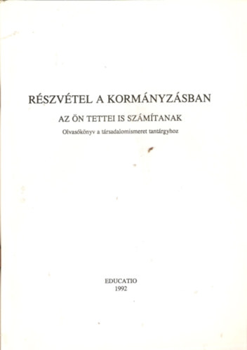 Rszvtel a kormnyzsban