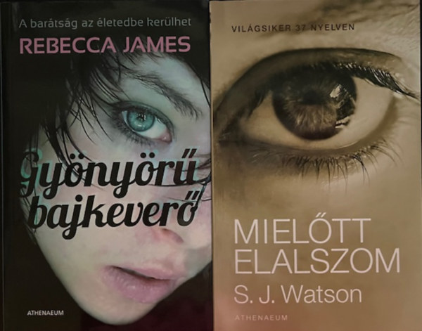 Rebecca James, S. J. Watson - Krimi knyvcsomag (2 ktet )