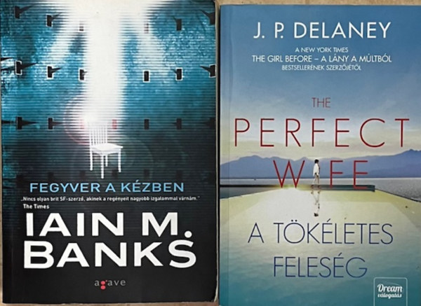 Iain M. Banks, J.P.Delaney - Thriller knyvcsomag (2 ktet)