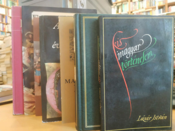 Nemesk�rty Istv�n, L�z�r Istv�n, Katona Tam�s, Bogyay Tam�s, Szilv�sy Gy�rgy, Han�k P�ter - 7 db magyar t�rt�nelem: Magyar sz�zadok; Kis magyar t�rt�nelem; A korona kilenc �vsz�zada; Magyarorsz�g t�rt�nete t�vlatb�l; Nemzeti alapismeretek (Magyar kislexikon); Kis magyar t�rt�nelem; Egy ezred�v