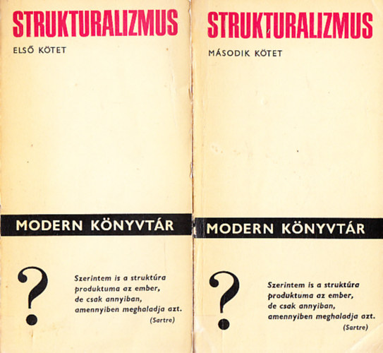 Hankiss Elemr (szerk.) - Strukturalizmus I-II. (Modern knyvtr)
