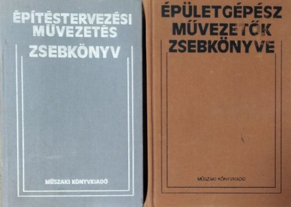 Mih�lyffy Lor�nd - Oravecz B�la (szerk.) - �p�t�stervez�si m�vezet�s - Zsebk�nyv + �p�letg�p�sz m�vezet�k zsebk�nyve (2 k�tet)