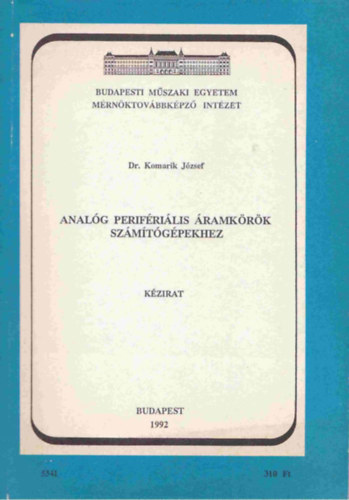 dr. Komarik Jzsef - Analg perifrilis ramkrk szmtgpekhez