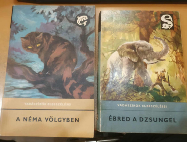 Rnaszegi Mikls(szerk.) - 2 db Vadszrk Elbeszlsei knyv: bred a dzsungel + A nma vlgyben (2 db)