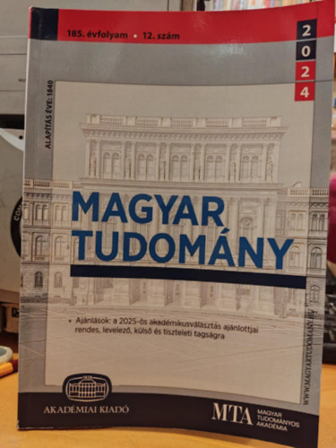 Bollobs Enik (szerk.) - Magyar Tudomny 2024 - 185. vfolyam 12. szm