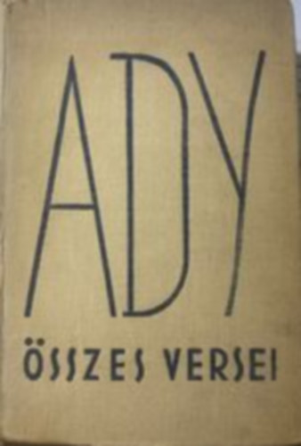 Ady Endre - sszes versei 1906