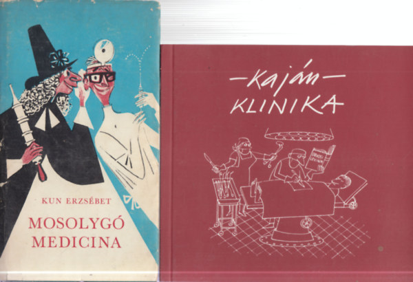 Kun Erzsbet, Kajn Tibor - 2 db. humoros ktet (Mosolyg medicina + Kajn klinika)