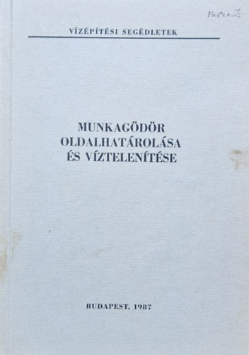 Schubert J�zsef, Bal�zs Ferenc - Munkag�d�r oldalhat�rol�sa �s v�ztelen�t�se