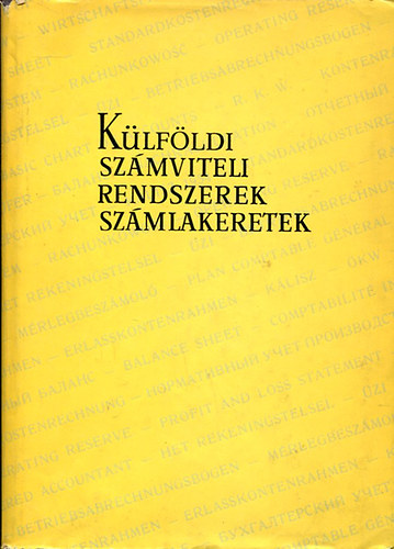 Dr. Fogaras Istvn - Klfldi szmviteli rendszerek, szmlakeretek