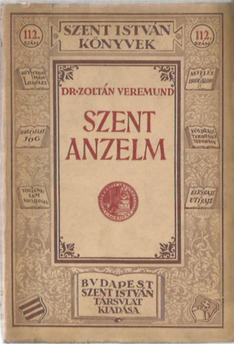 Dr. Zoltn Veremund  (Szerz) - Szent Anzelm