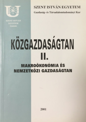 Dr. Tmpe Ferenc (szerk.) - Kzgazdasgtan II. - Makrokonmia s nemzetkzi gazdasgtan