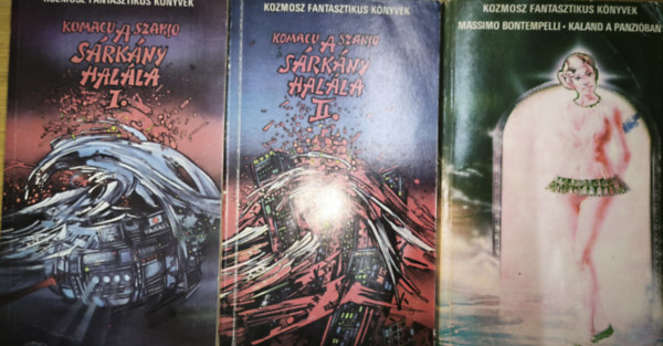 Komacu Szakjo, Massimo Bontempelli - 3db Kozmos Fantasztikus Könyv - Komacu Szakjo-A sárkány halála I-II., Massimo Bontempelli-Kaland a panzióban