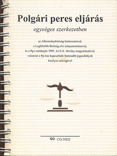 Polgári peres eljárás (egységes szerkezetben)