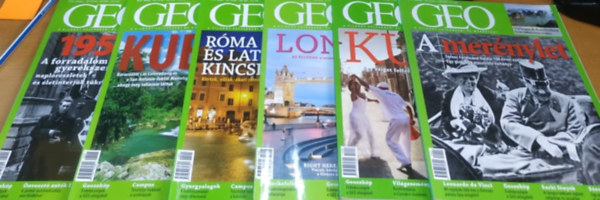 Kosz-Stamberger Kinga (fszerkeszt) - 6 db Geo magazin, szrvnyszmok