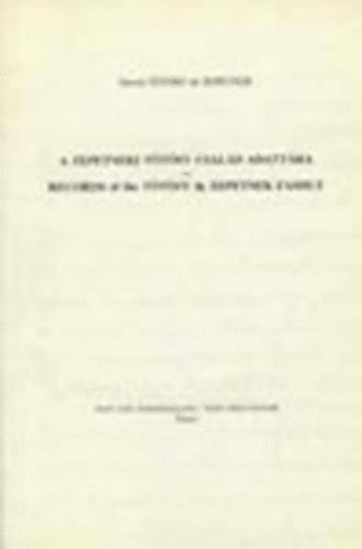 Steven Tötösy de Zepetnek - A Zepetneki Tötösy család adattára - Records of the Tötösy de ...