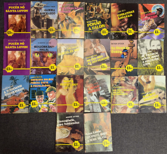 20 db. 13 Ft-os krimi