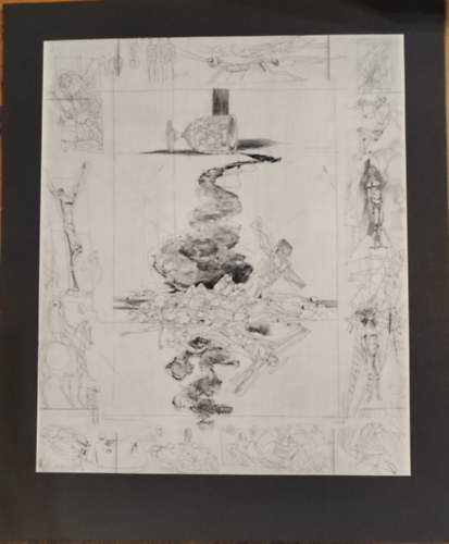 Kass J�nos al��rt, eredeti r�zkarca 1967. (Mad�ch: Az ember trag�di�j�hoz)