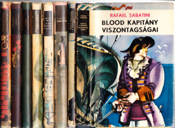 Rafael Sabatini, Sergiu Farcasan, Zane Grey, Mayne Reid, Arkagyij Adamov, Nicolae Stefanescu, Remus Luca, Octavian Pascaluta - 8 db.kalandregny: Blood kapitny viszontagsgai + A gonoszsgirt gp + Vadnyugaton + A fej nlkli lovas + Rkanyom + Gyilkos jr kzttnk + Ma este a gyilkos lebukik + A gyilkos sznre lp