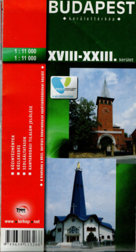 Budapest XVIII-XXIII. kertlettrkp 1: 11 000