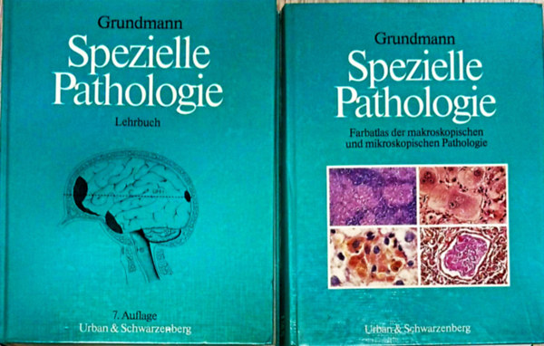 Grundmann - Spezielle Pathologie (Lehrbuch) 7. Auflage + Spezielle Pathologie - Farbatlas der makroskopischen und mikroskopischen Pathologie