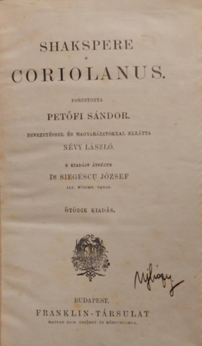 William Shakespeare - Coriolanus