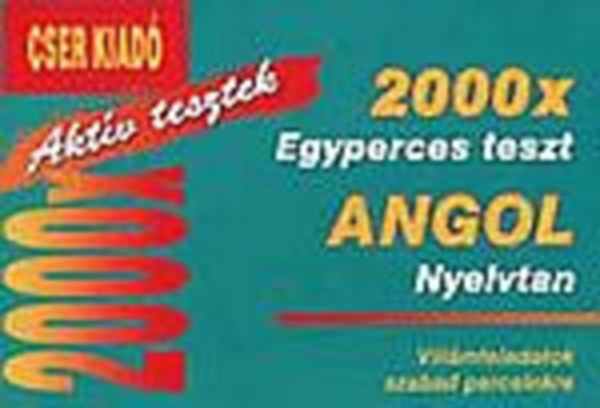 Susan Lawrence - Aktív tesztek- 2000x egyperces teszt (angol nyelvtan)- Villámfeladatok szabad perceinkre