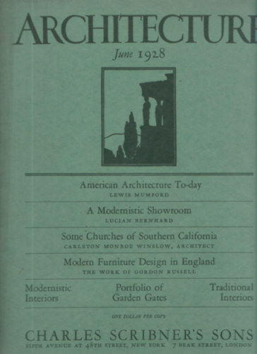 Architecture June 1928.