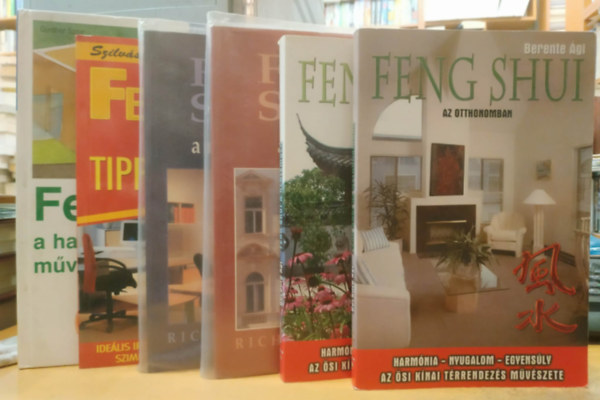 Berente �gi, Richard Webster, Szilv�sy Judit, G�nther Sator - 6 db Feng shui a harmonikus �let m�v�szete; Feng shui az otthonomban; Feng shui a kertemben; Feng shui a v�rosban; Feng shui a munkahelyen; Feng shui kalauz tippek irod�ra