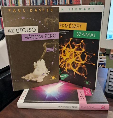 Ian Stewart, Paul Davies - 3 ktet a Vilg-Egyetem sorozatbl, KNYVMENT AJNLAt: A termszet szmai+Az utols hrom perc+Isten gondolatai