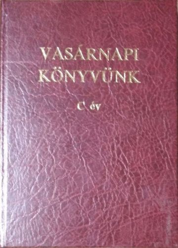 Vas�rnapi k�nyv�nk C �v