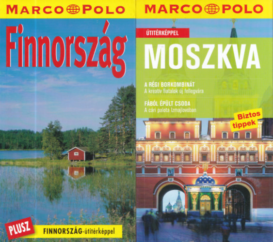 2db Marco Polo útikönyv - Finnország + Moszkva