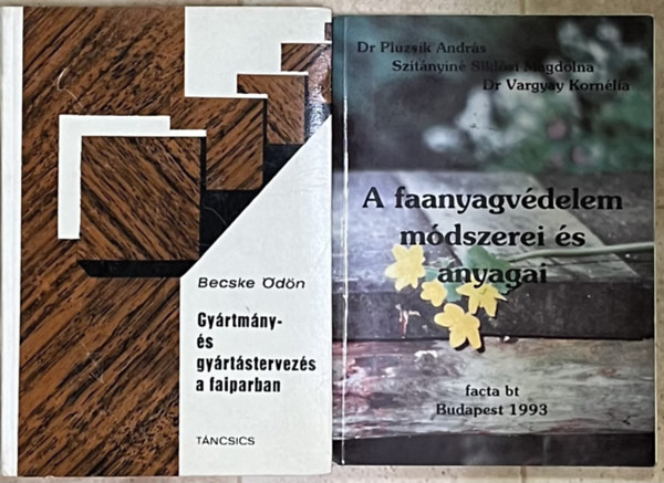 Dr. Pluzsik Andr�s, Dr. Vargyay Korn�lia, Szit�nyin� Sikl�si Magdolna, Becske �d�n - K�nny�ipari szakk�nyv k�nyvcsomag (2 k�nyv)