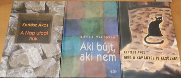 Kertsz kos, Kves Viktria - 3 db Ab Ovo regny: A Nap utcai fik + Aki bjt, aki nem + Mg a kapanyl is elslhet