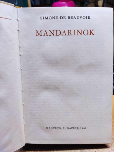 de Simone Beauvoir - Mandarinok